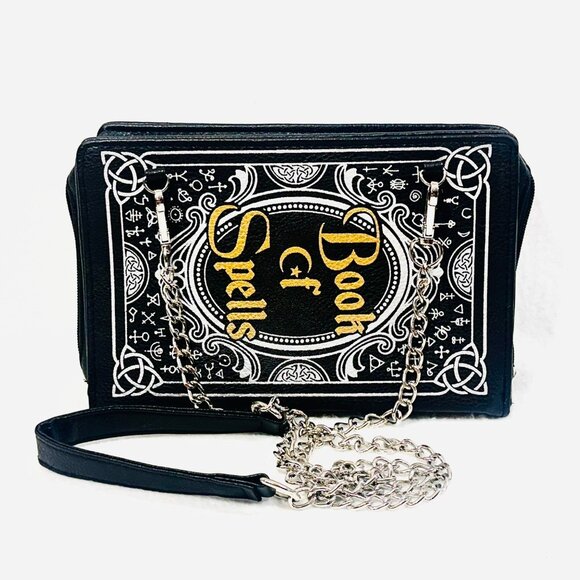 Halloween Purse/Crossbody w/Chain Strap - Book of Spells - Picture 7 of 7